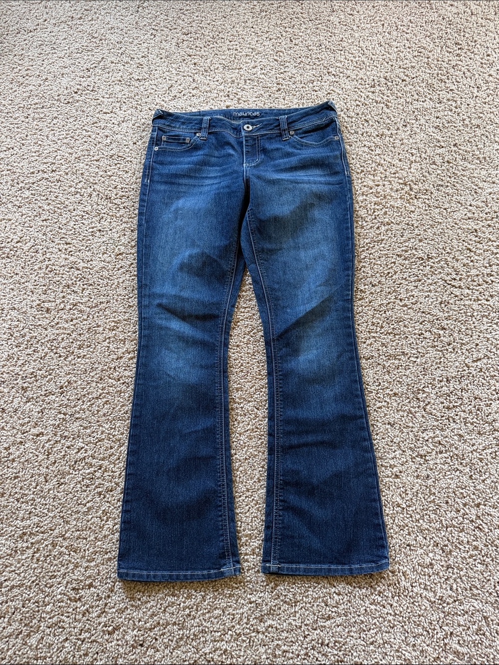 Maurices Dark Blue Flare Jeans
